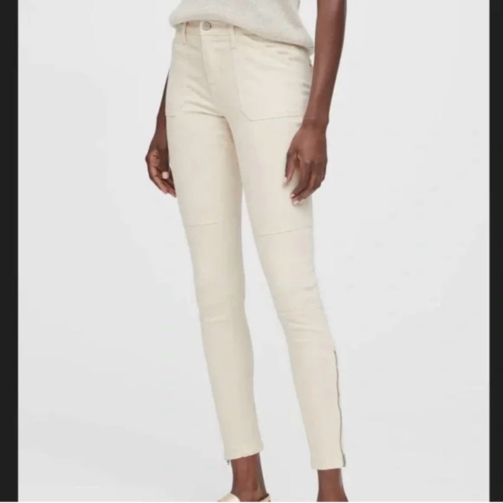 Banana Rupublic Cream off-white low rise jeans Size 27
